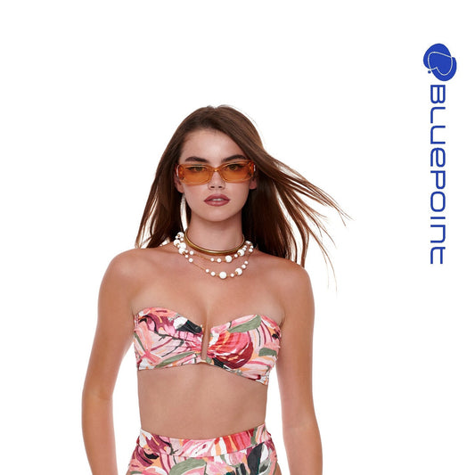 Strapless τοπ μπικίνι μαγιό BLUEPOINT / THINK PINK-24066085