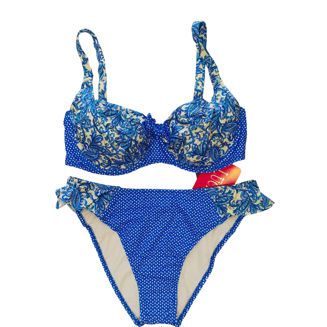 SET BIKINI ΜΑΓΙΟ ΧΩΡΙΣ ΕΝΙΣΧΥΣΗ ΓΙΑ ΜΕΓΑΛΟ ΣΤΗΘΟΣ / 921533E